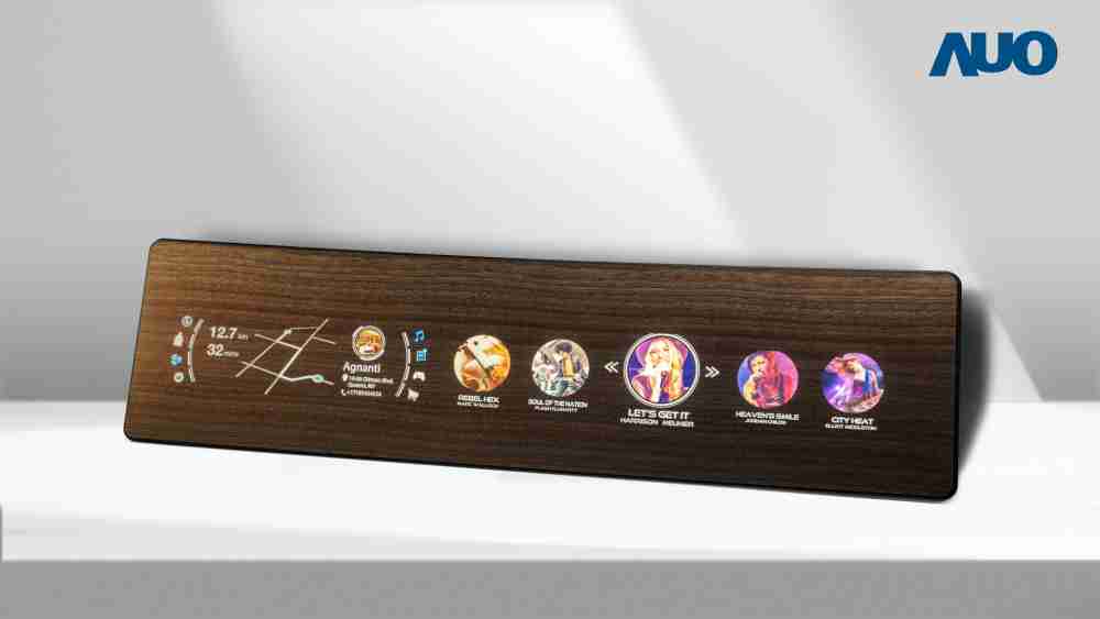 CG电子研发全球最高穿透度达80%的AmLED木纹显示器，，可于使用时呈现高亮度、、清晰可见的信息，，，，并在不使用时回归为单纯的饰板，，，节能兼具美观